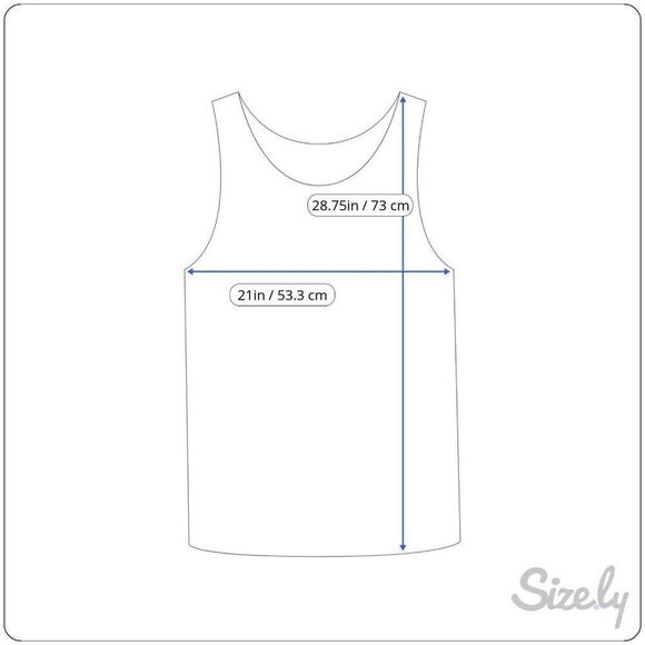 Hawaiian Triggerfish Tank Top Mens Size Large Gray Humuhumunukunukuapuaa Fish - Picture 7 of 7